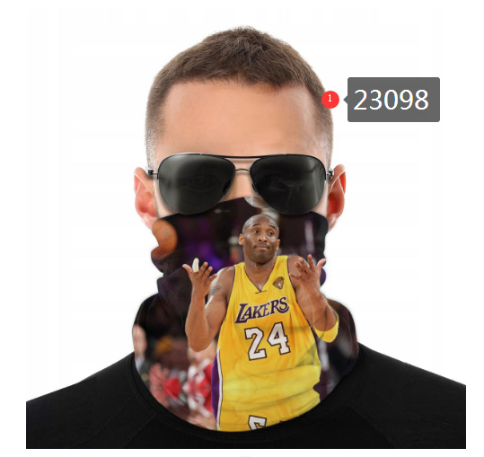 NBA 2021 Los Angeles Lakers #24 kobe bryant 23098 Dust mask with filter->->Sports Accessory
